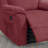 Power Recliner In Paprika Red