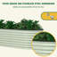 Lit de jardin surélevé modulaire en acier galvanisé 9 en 1 Heise-267280927-248353388