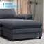 Chaise longue ergonomique en similicuir