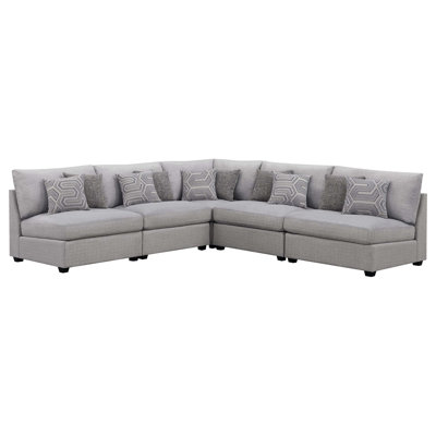 Canapé modulaire rembourré 5 pièces Lafayette