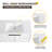 36" Single Floating Bathroom Vanity Set, Wall Mounted Bathroom Vanity With Resin Basin Sink Top, 2 Doors-991334678