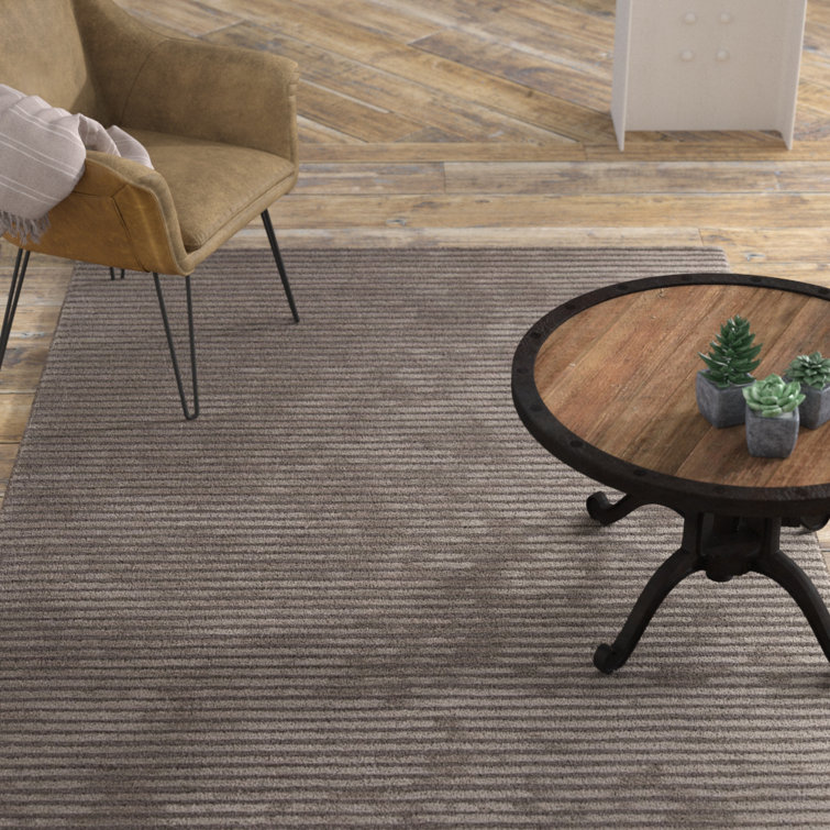 Tapis taupe texturé Nathen