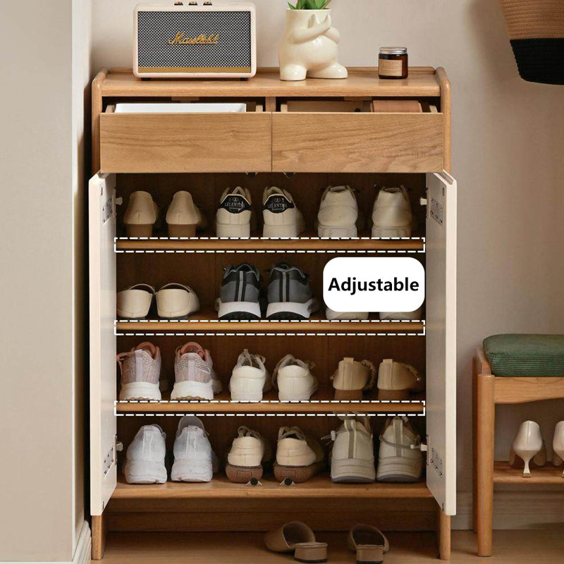 Fashionable Home Storage Shoe Cabinet, 39.17" H x 28.35" W x 13.78" D