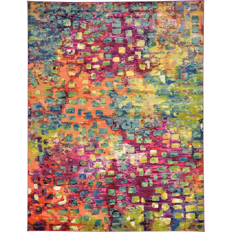 Meadow Abstract Indoor Rug, Rectangle 10' x 14'