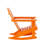 Laguna HDPE Rocking Adirondack Chair-648614693
