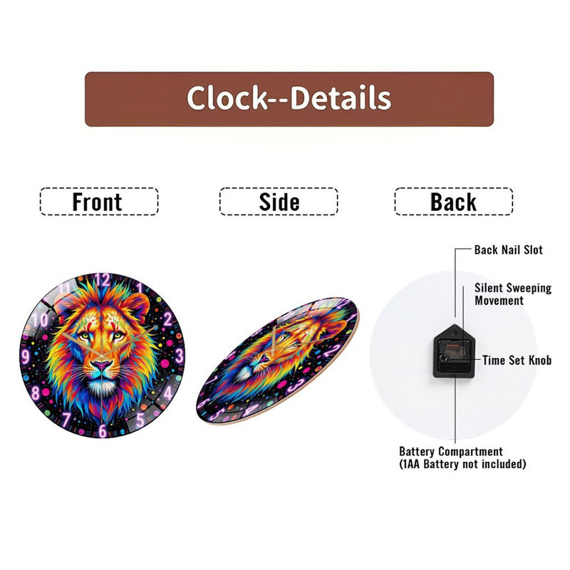 Horloge murale 12 po