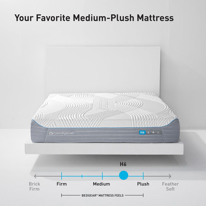 Bedgear H6 Hybrid Performance Mattress - Medium Plush, Full / Double