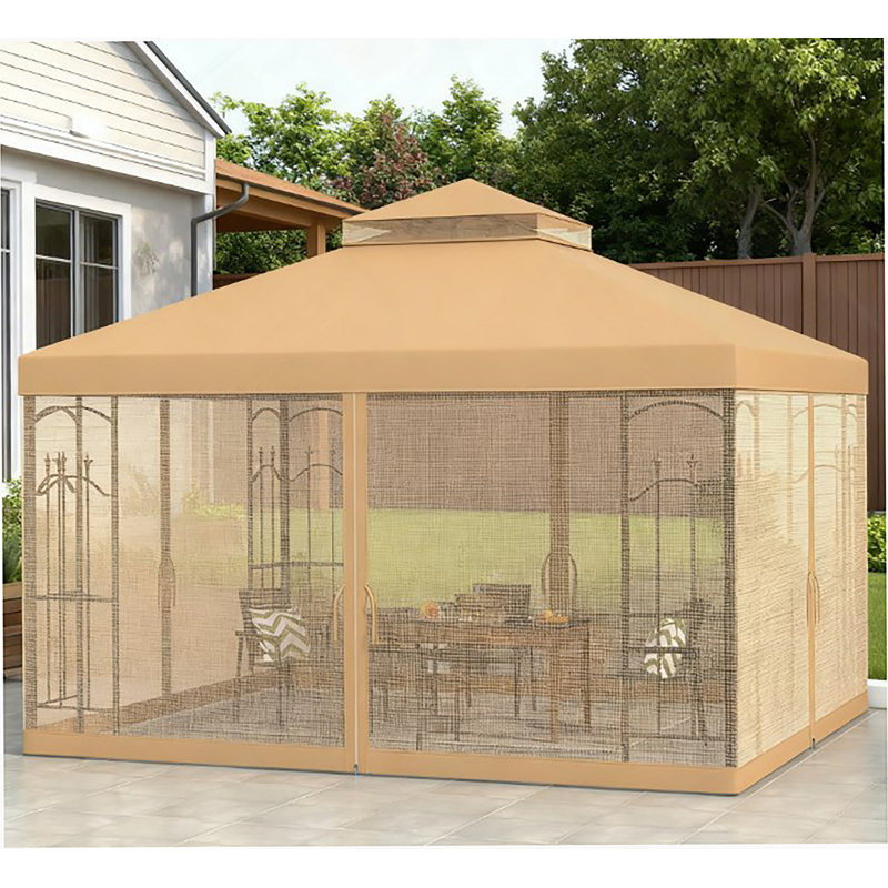 Abri de jardin à double toit avec abri et abri de jardin