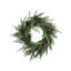 30" Snowy Evergreen Holiday Wreath with Pinecones