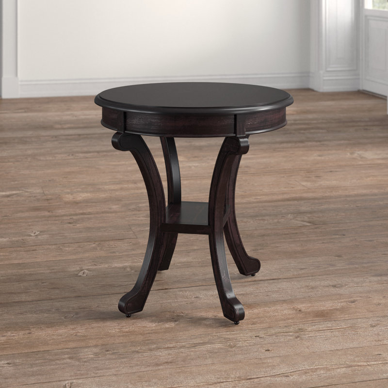 Table de bout Carolena, Noir antique