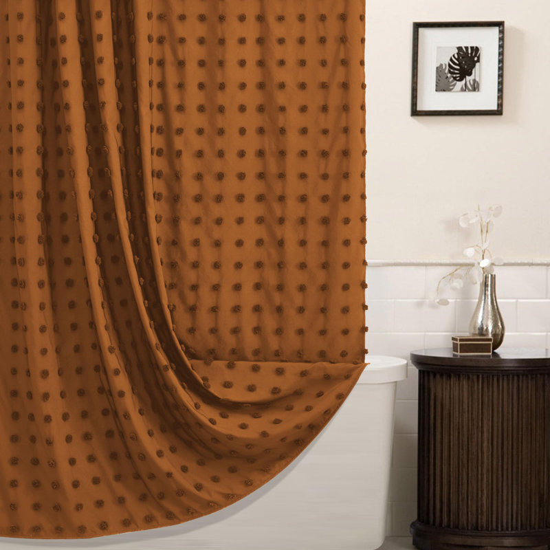 Rideau de douche, H 72 po x l 72 po, Orange