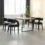 Chaises de salle à manger rembourrées modernes avec accoudoirs pour la cuisine / salle à manger / salon-729781007-729781005