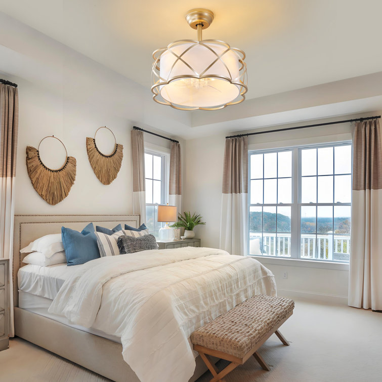 19'' Modern Ceiling Fan with Light