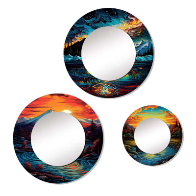Bouse Metal Round Mirror