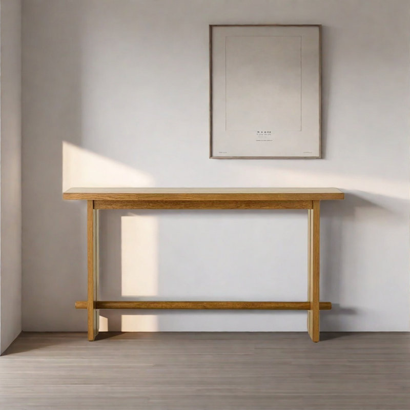 Console rétro minimaliste, H 29,53 po x l 47,24 po x P 15,75 po