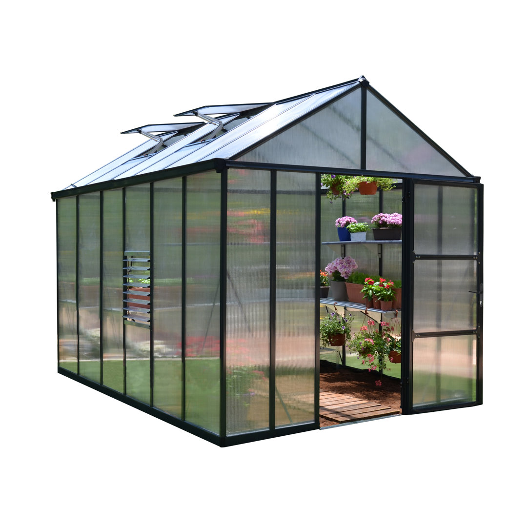 Glory 2.4m W x 3.6m D Greenhouse