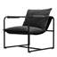 Chaise d'appoint d'extérieur rembourrée en métal Sling-104430806