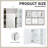 White Mdf Wall-mounted Bathroom Mirror Cabinet For Space Saving & Storage With High-definition Mirror Surface
