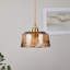 1 - Light Brushed Brass Pendant
