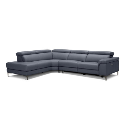 Bryd Upholstered Power Reclining L-Shaped Sectional