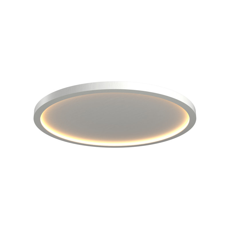 Naiá 1 - Light Flush Mount, 2.54" H x 13.46" W x 13.46" D, Organic White