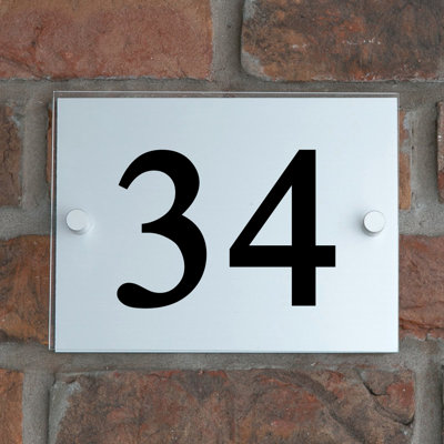 Champy 15cm H Plastic House Number