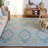 Metro 710 Hand Tufted 80% Wool; 20% Cotton Damask Rug-1500831088