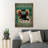 Black Cat Reading Book On Chair - It's Better To Have Your Nose In A Book - 1 Piece Rectangle Graphic Art Print On Wrapped Canvas-1588994137