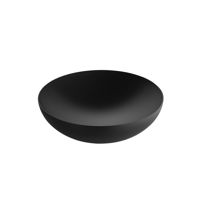 Alessi Metal Fruit Bowl, Black