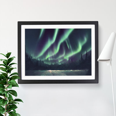 Artistic Northern Lights - Single Picture Frame Print