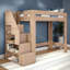 Lit mezzanine simple olympique avec escalier-313285491