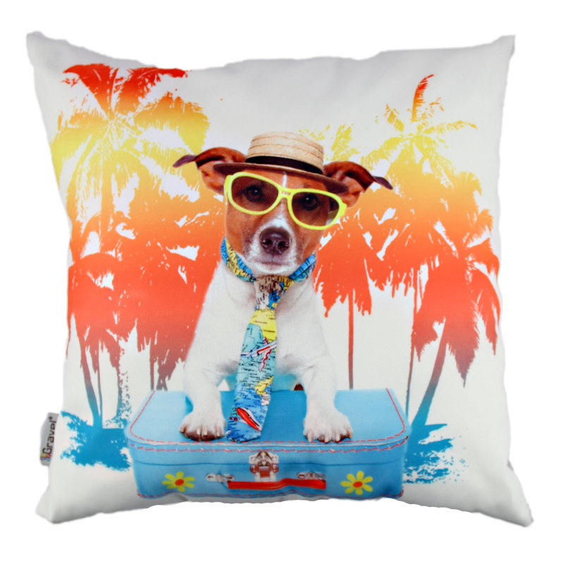 Coussin lavable de qualité supérieure, 17,0 x 17,0 pouces, 50% coton / 50% polyester, rembourrage en silicone, fermeture à glissière dissimulée | Doux, confortable et repassable | Parfait pour la décoration intérieure, le salon et la chambre à cou