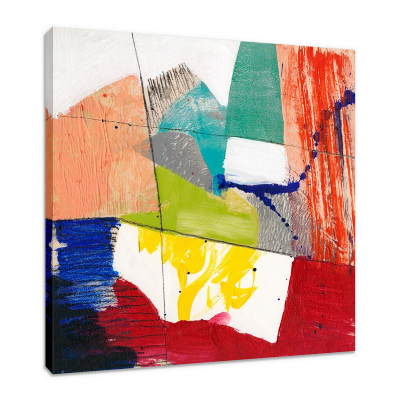 «Bright Composition II», reproduction sur toile, H 36 po x l 36 po x P 1,5 po, Toile tendue
