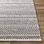Tapis gris clair en coton Capen Southwestern-999010658