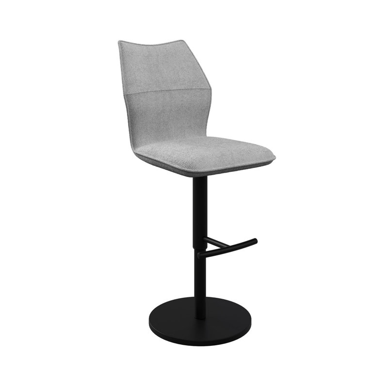 Lusso Fabric Bar Stool, Grey