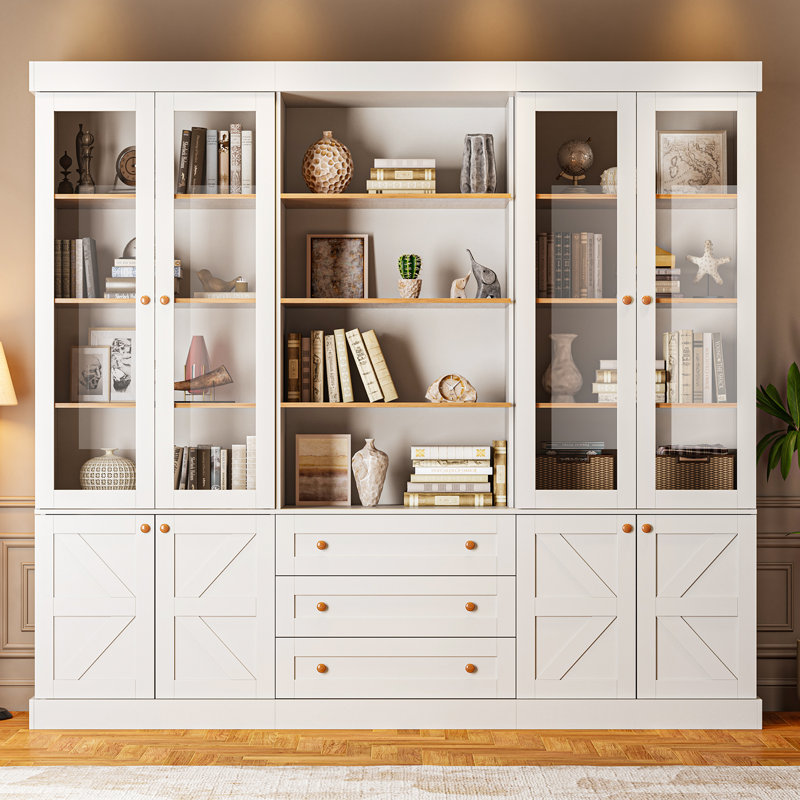 Bibliothèque de rangement Rylay, Blanc