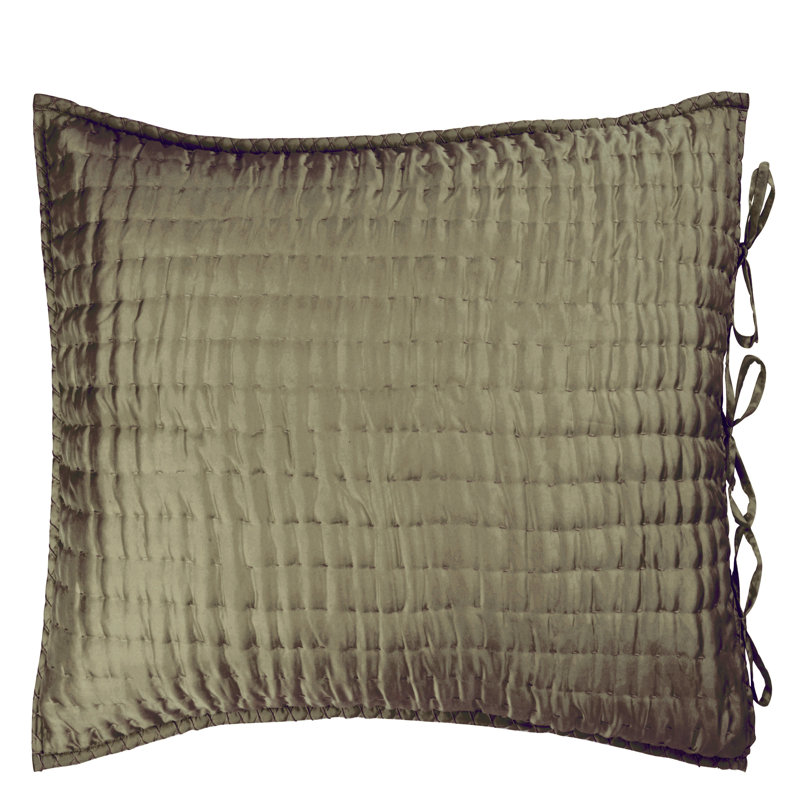 Chenevard  European Pillowcases, Espresso/Birch