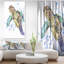 « blue sea turtle illustration », reproduction d’art sur toile tendue-2098795341-2110606385