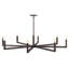Ezra 8 - Light Steel Dimmable Chandelier-1048700613