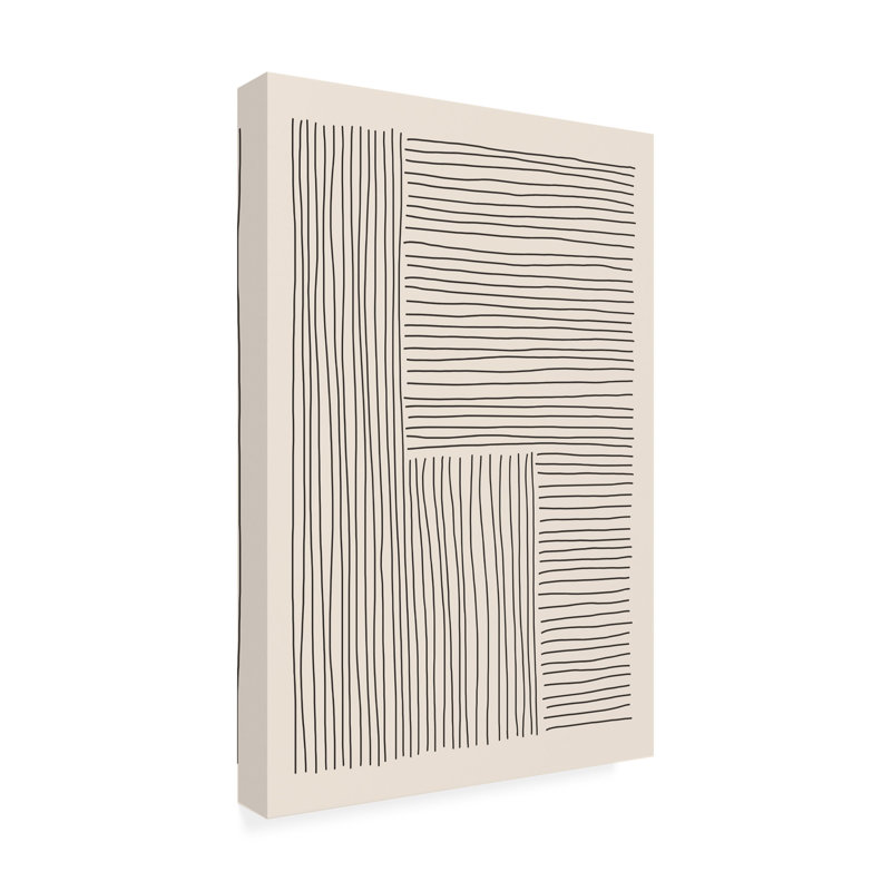«Jay Stanley Boho Line Vibes 4», reproduction sur toile, H 47 po x l 30 po x P 2 po
