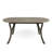 70" Wood Patio Dining Furniture - Graceful Gray Tabletop Table Piece