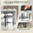 Hold Bar Stools Set of 2, Modern Bar Stool with Back, Metal Frames, Upholstered Bar Stools for Kitchen Island, Pub, Club-2129382074-2129382079