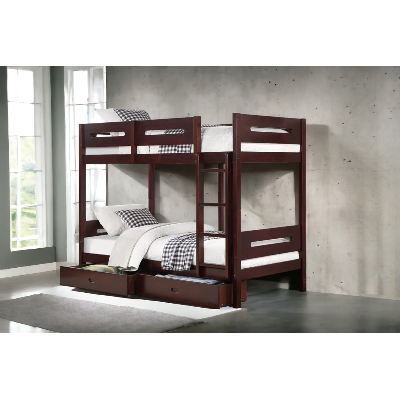 Espresso Finish Twin/Twin Bunk Bed
