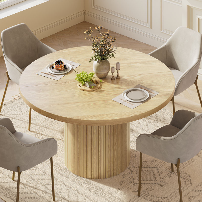 Table de salle à manger 47,2 po, Chêne