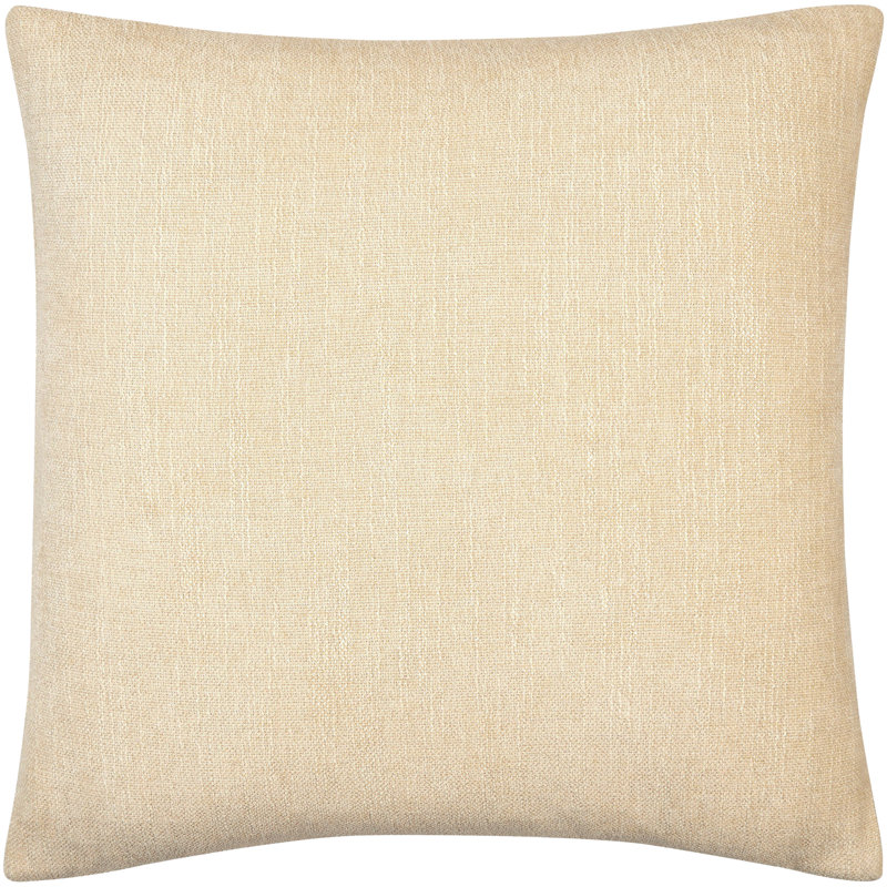Zunaira Accent Throw Pillow Cover, 18"H x 18"W, Pillow Cover Only - No Insert, Light Beige