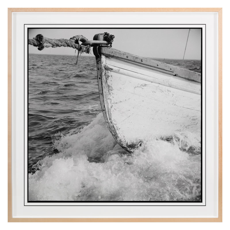 Boat Angles 2 Print by Grand Archives, Maple Framed, 36" H x 36" W