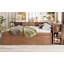 Lit de jour simple en L avec couchette Tarazon, bureau intégré et tablettes de rangement, bois durable-125179225-125179226