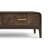 Adden Mid-century Modern 2-drawer Coffee Table With Figured Burl Veneer Fronts, Wood Frame & Brass-tone Pulls-123524954