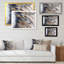 «Vibrant Abstract Black Feathers», reproduction sur toile flottante-1581755152-1581755154