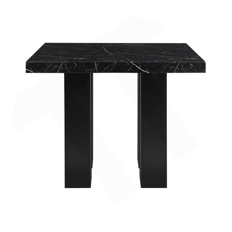 Table de bar Mikha, Noir
